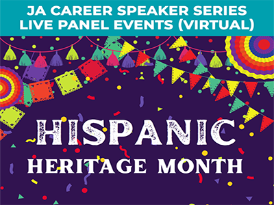 Ja Career Speaker Series Live Panel Event Hispanic Heritage Month